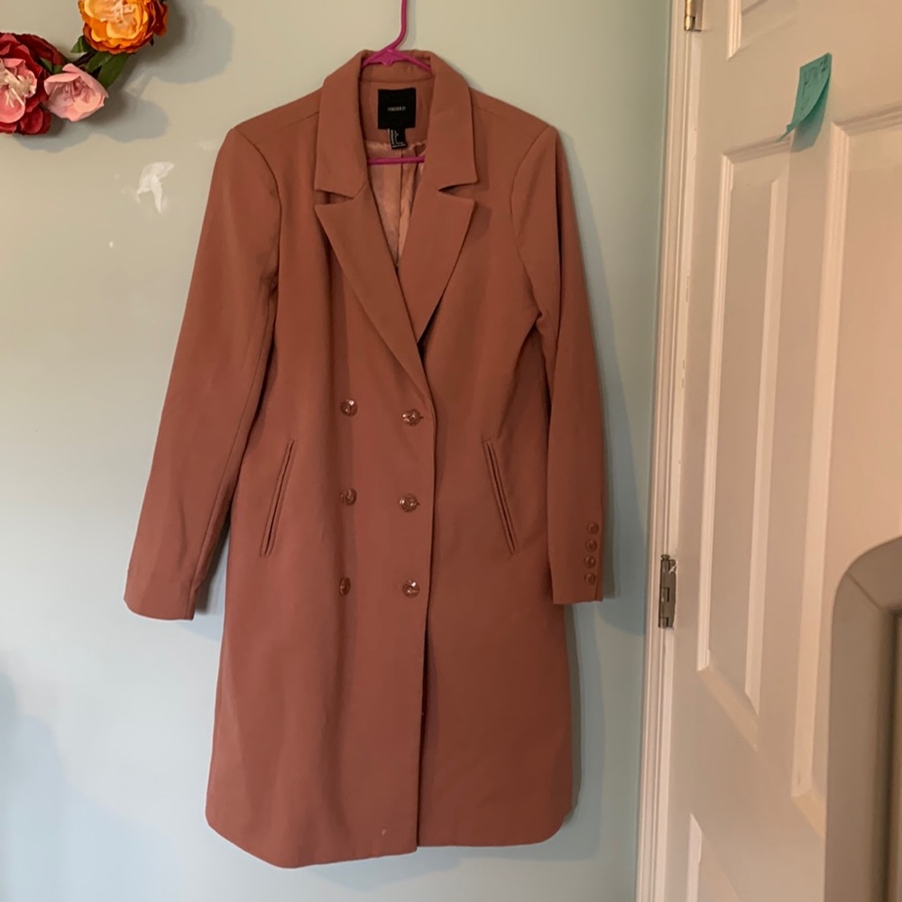 Mauve Pea Coat